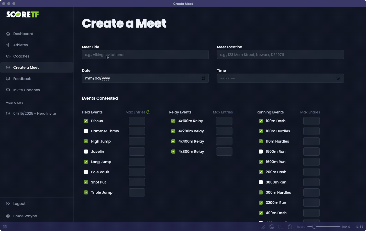 App screenshot